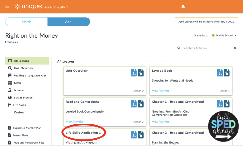 how to assign assignments in unique learning system