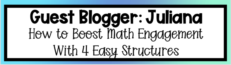 How to Boost Math Engagement With 4 Easy Structures - Full SPED Ahead