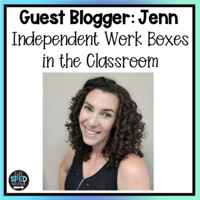 Independent Work Boxes in the Classroom