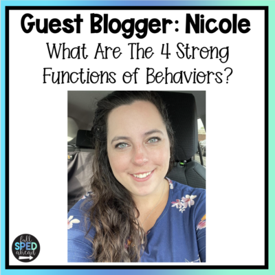 What Are The 4 Strong Functions of Behaviors?