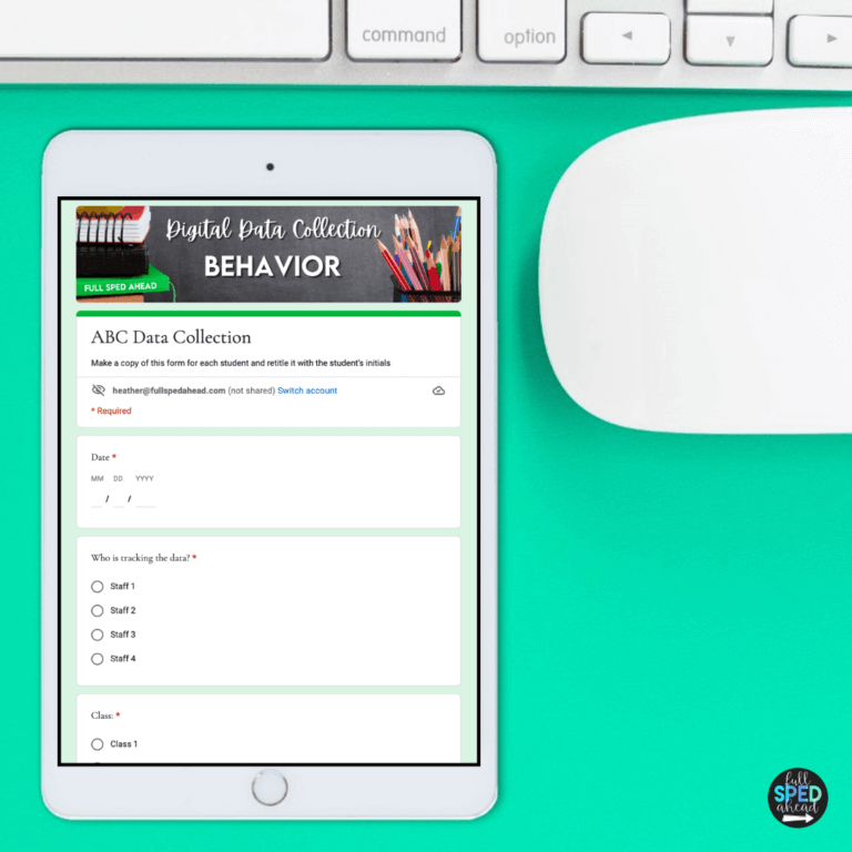 Simplify Behavior Data Collection for Special Education Teachers with ...