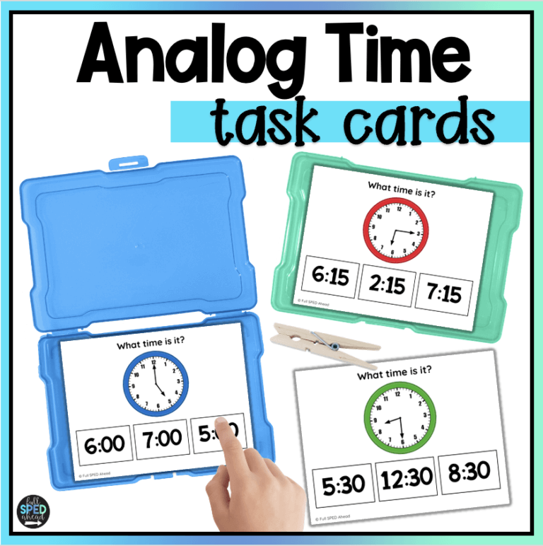 The Importance of Task Card Centers in Special Education: Highlighting ...