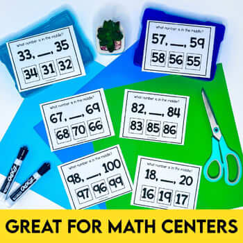 Fill in the Blank Missing Number Sequencing Math Task Cards Special Education - Image 3