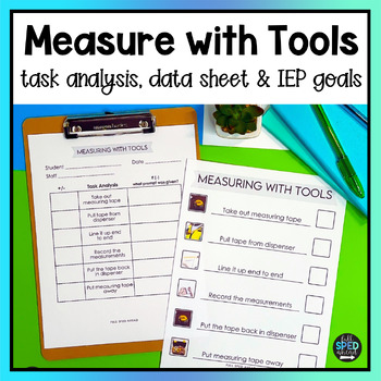 How to Measure with Tools Visual Task Analysis Special Education Life Skills