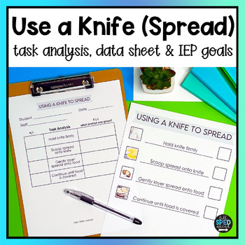 How to Use a Knife to Spread Visual Task Analysis Template Special Education