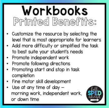 Fine Motor Skills Worksheet Tracing Practice Alphabet Binder Special Education - Image 2