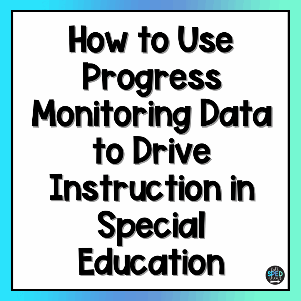 Progress Monitoring data