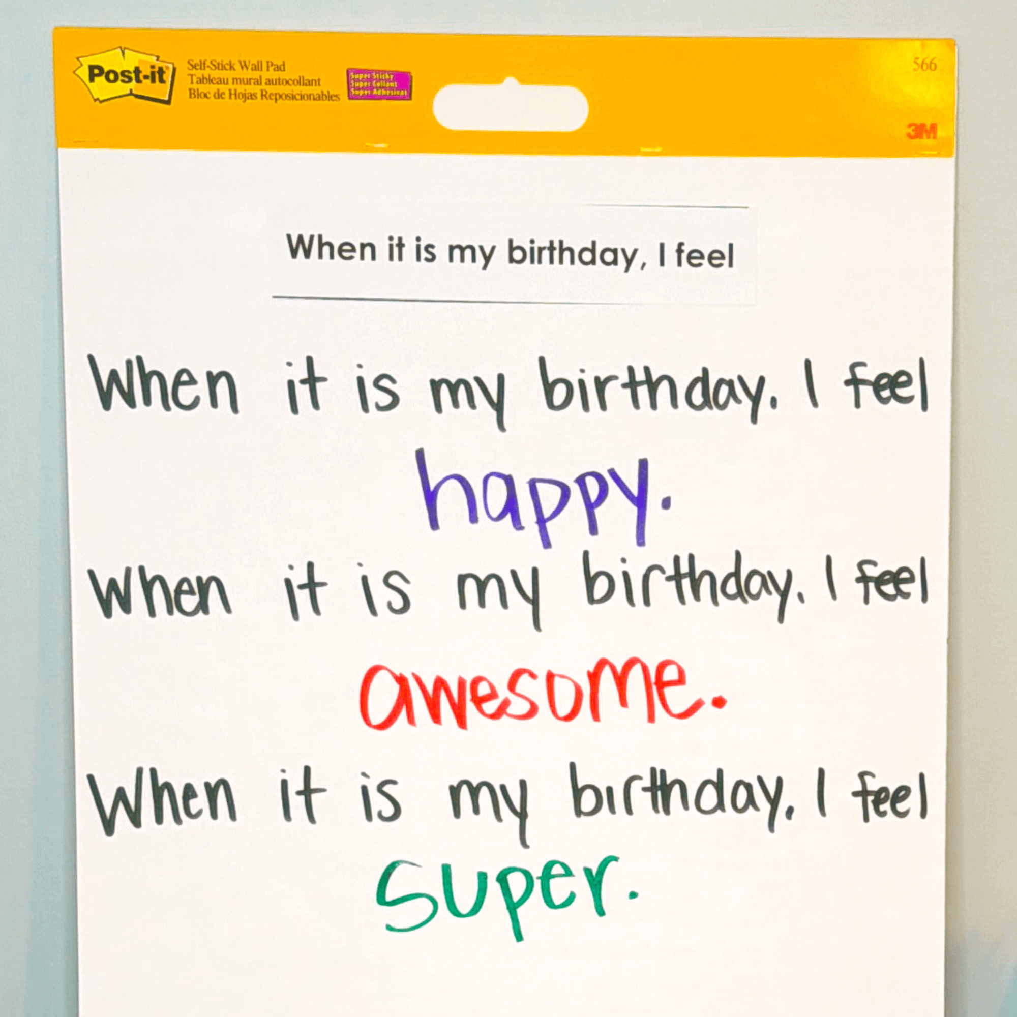 Emotions Predictable Chart Writing Curriculum Prompt Sentences Special Education - Image 3