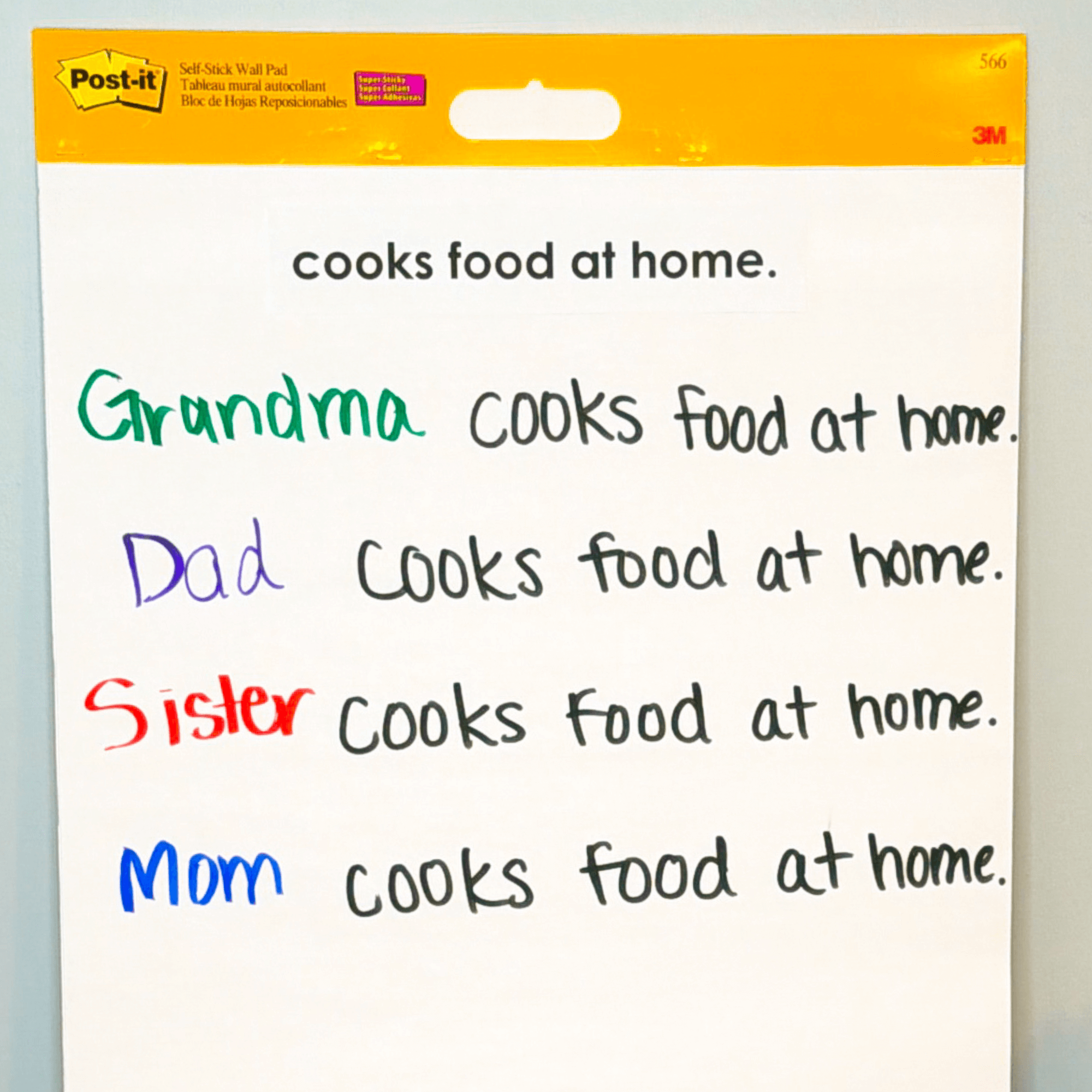 People Predictable Chart Writing Curriculum Prompts Sentences Special Education - Image 3
