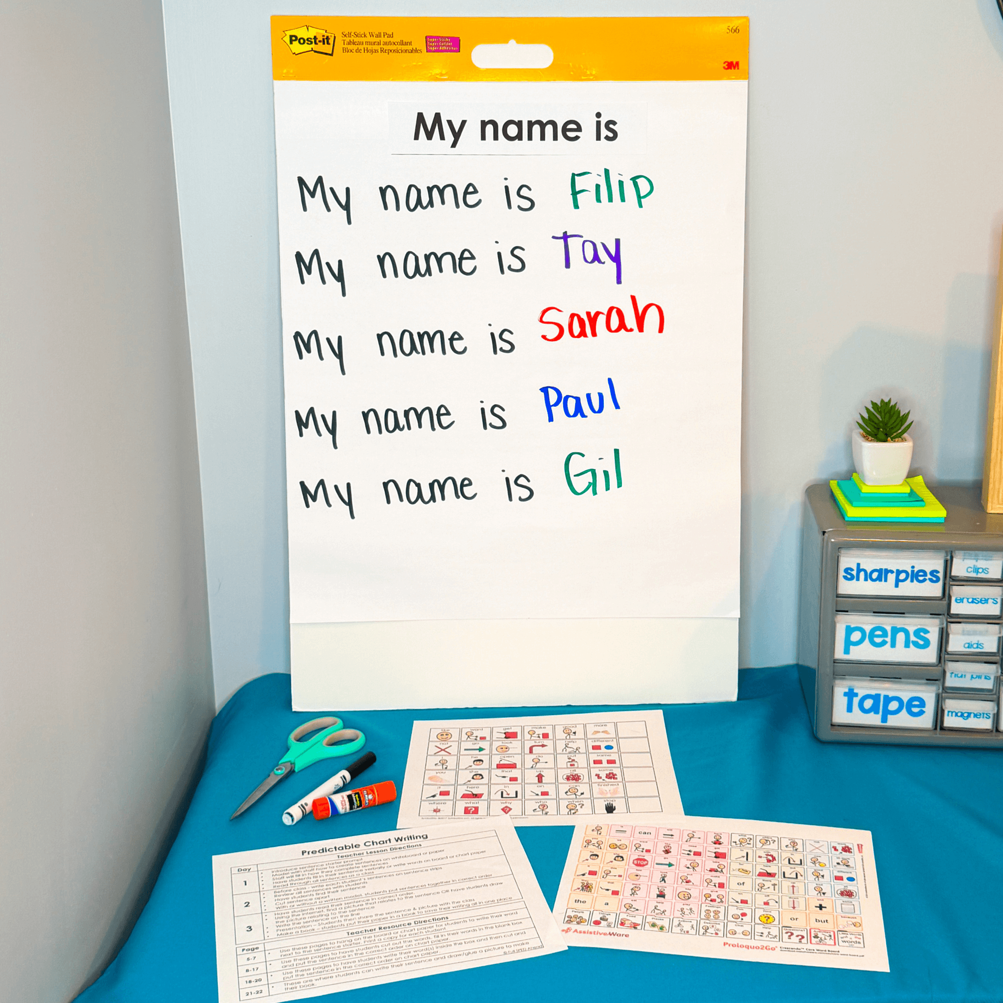Personal Information Predictable Chart Writing Curriculum Prompts Special Ed - Image 9