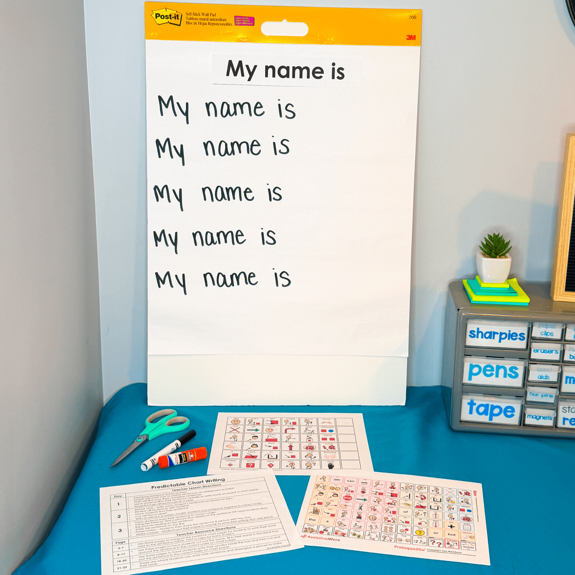 Personal Information Predictable Chart Writing Curriculum Prompts Special Ed - Image 12