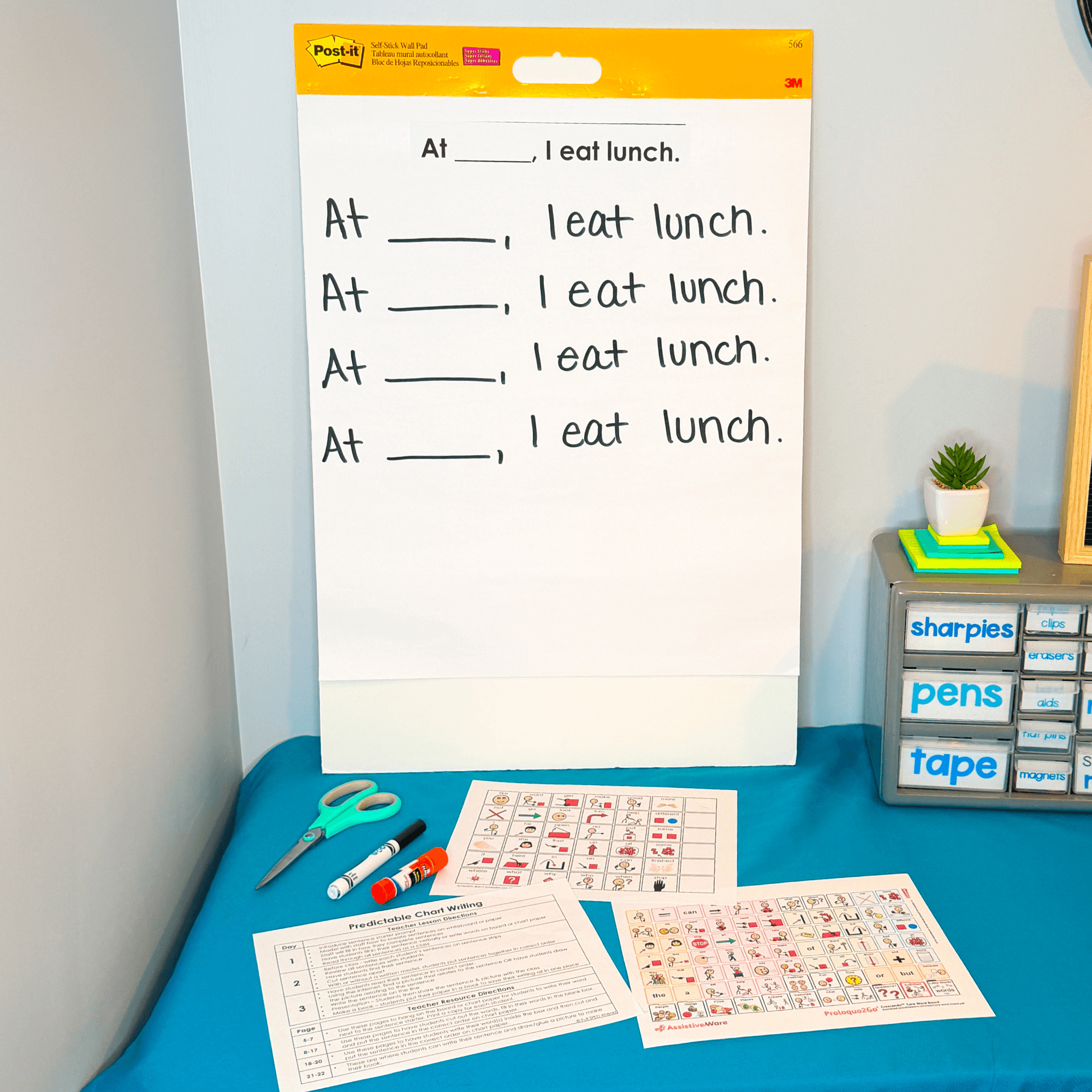 Time Predictable Chart Writing Curriculum Prompts Sentences Special Education - Image 4