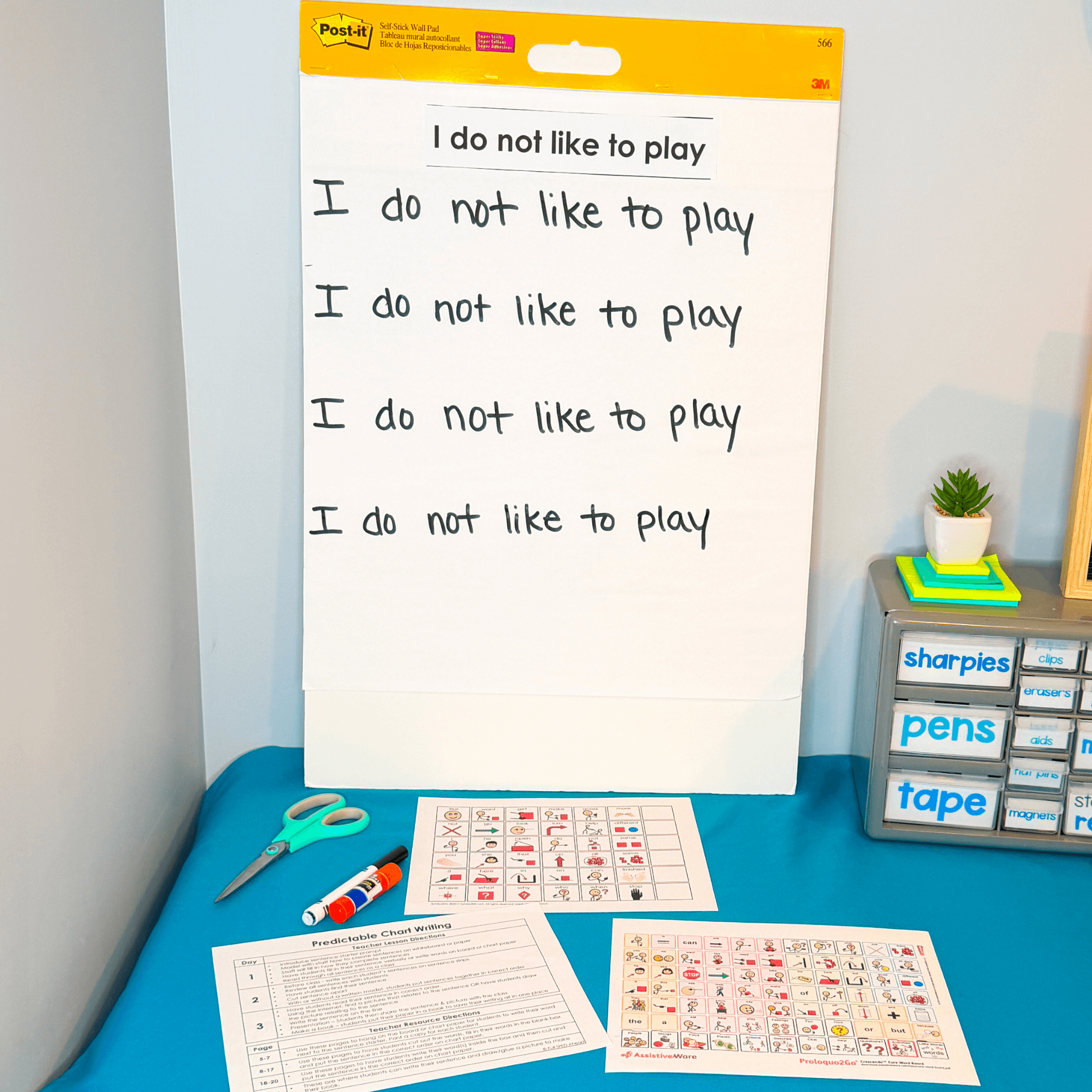 Toys Games Predictable Chart Writing Curriculum Prompts Special Education - Image 9