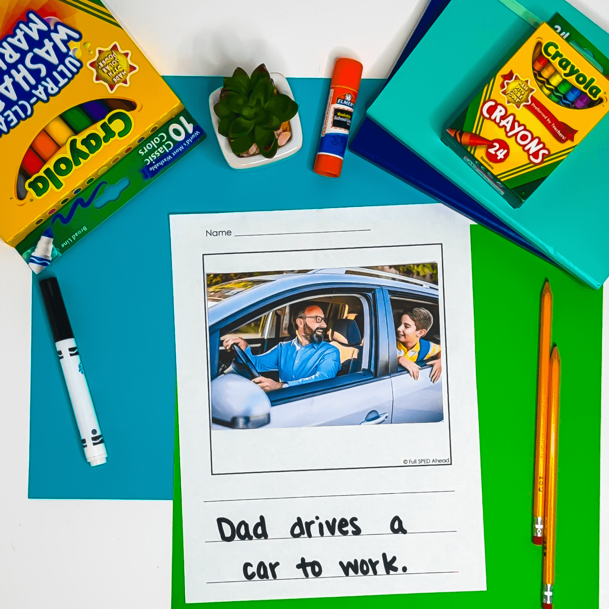 Transportation Predictable Chart Writing Curriculum Sentences Special Education - Image 2