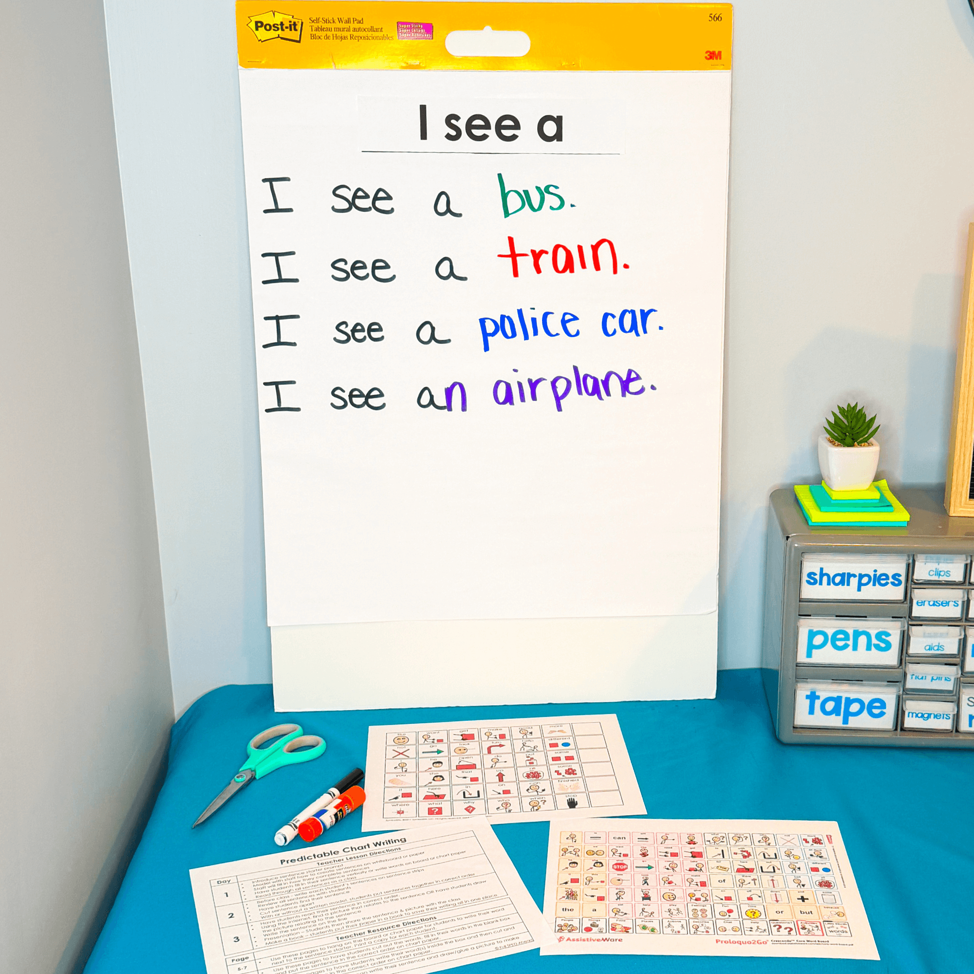 Transportation Predictable Chart Writing Curriculum Sentences Special Education - Image 9