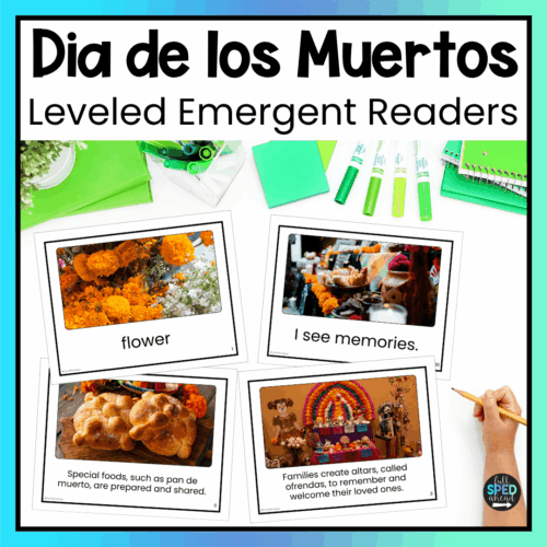 Day of Dead Emergent Reading Comprehension Special Education Adapted