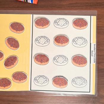 Math Colors Brown Errorless File Folder Games Autism Centers Special Education - Image 4
