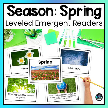 Spring Season Emergent Reader Comprehension Special Education Adapted Book