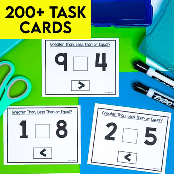 Greater Than Less Than Equal To Math Reasoning Comparing Numbers Centers - Image 2