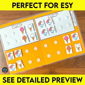 Ice Cream Sweet Treat File Folder Activities Special Education ESY Summer School - Image 4