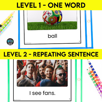 Soccer Tournament Emergent Reading Comprehension Special Education Adapted Books - Image 2