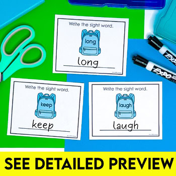 3rd Grade Dolch Sight Words Flash Cards Word List Reading ELA Special Education - Image 4