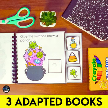 Halloween Follow Directions Build A Witches Brew Adapted Books Special Education - Image 2