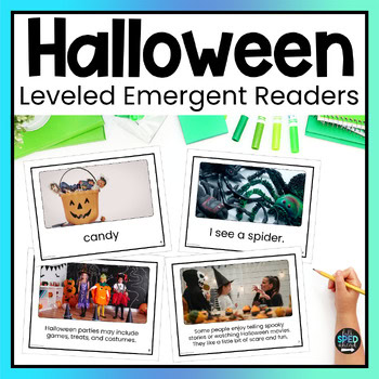 Halloween Emergent Reading Comprehension Special Education Adapted Books