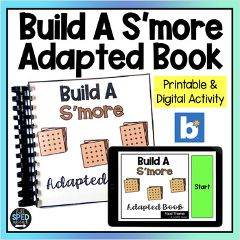 Free Summer Make S'more Follow Directions Adaptive Books Special Education Set