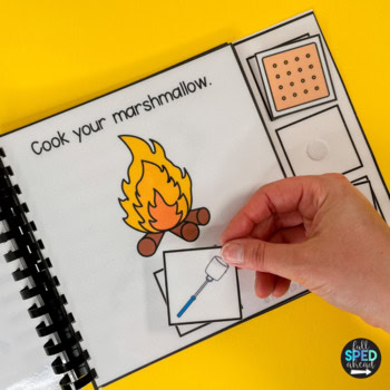 Free Summer Make S'more Follow Directions Adaptive Books Special Education Set - Image 3