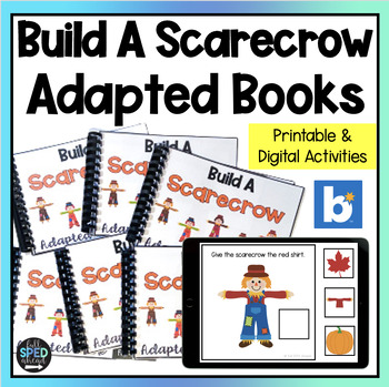 Fall Season November Build Scarecrow Adaptive Books Special Education Centers