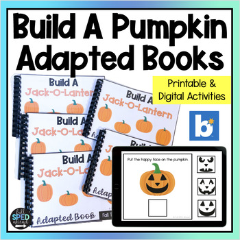 October Halloween Pumpkin Jack-o-Lantern Adaptive Books Special Education Center