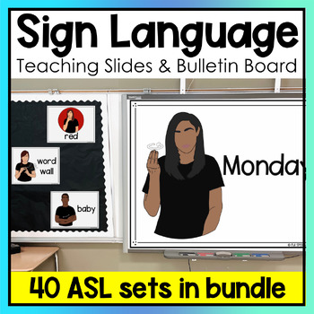 Sign Language Hand Signals Special Education Posters Speech Classroom Decor