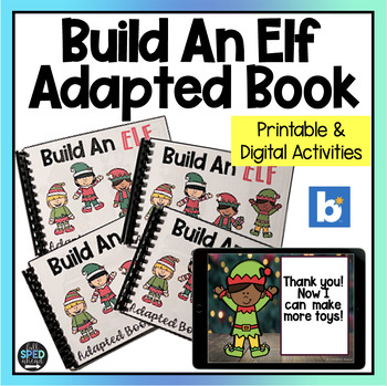 Christmas Holiday Following Directions Build Elf Adapted Books Special Education