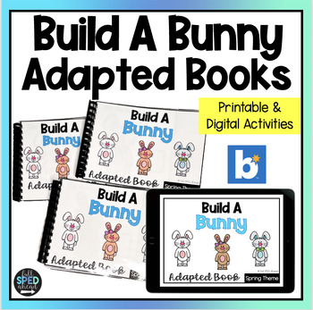 Spring Easter Bunny Adaptive Books Special Education Centers Activities Bundle