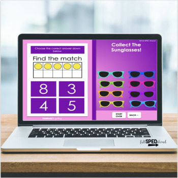 Identify Numbers 0-30 Digital Back to School Math Review Game for Google Slides™ - Image 2