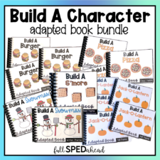 Build A Character Follow Directions Adapted Books Bundle 2022